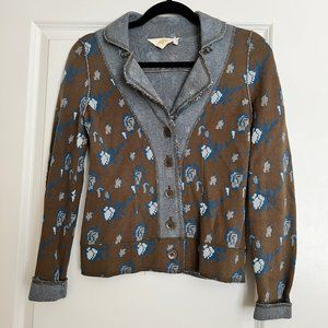 Anthropologie Button Up Knit Sweater, Size Small